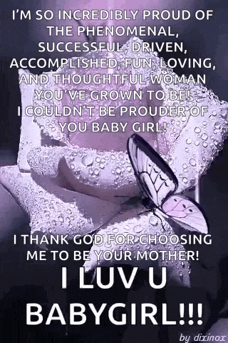 i 'm so incredibly proud of the phenomenal , successful driven accomplished fun loving