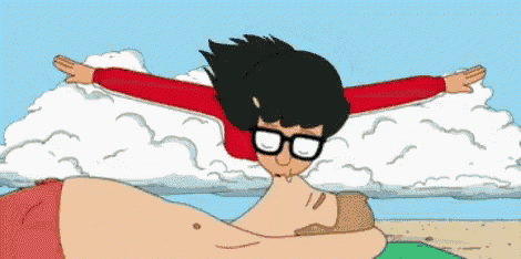 Tina Kisses - Bob'S Burgers GIF
