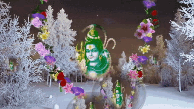 Lord Shiva Flowers GIF - Lord Shiva Flowers Nature GIFs