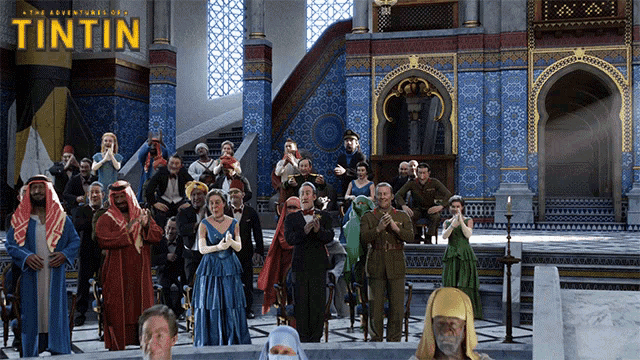 Clapping The Adventures Of Tintin GIF - Clapping The Adventures Of Tintin Applause GIFs