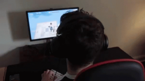 Gaming Playing Video Games GIF - Gaming Playing Video Games Competition GIFs