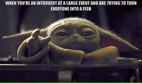 Baby Yoda Anti Social GIF - Baby Yoda Anti Social Youre An Introvert At A Large Event GIFs