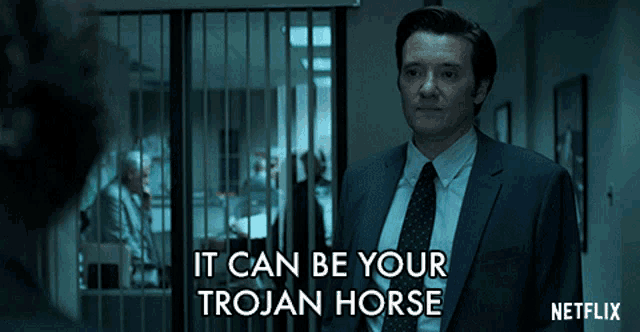 It Can Be Your Trojan Horse Jason Butler Harner GIF - It Can Be Your Trojan Horse Jason Butler Harner Roy Petty GIFs