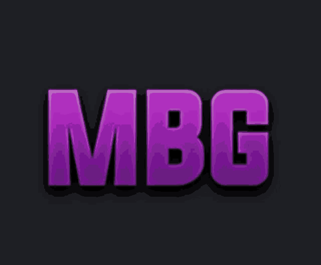 the word mgg is written in purple on a dark background