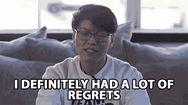 I Definitely Had A Lot Of Regrets Regrets GIF - I Definitely Had A Lot Of Regrets Regrets Apologies GIFs