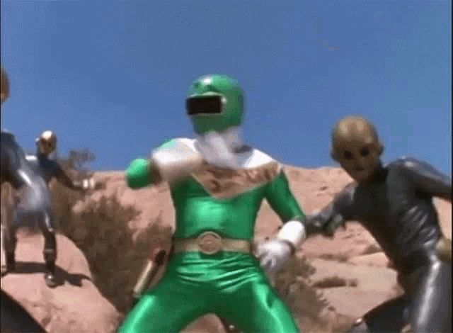 Fighting Green Zeo Ranger GIF - Fighting Green Zeo Ranger Adam Park GIFs