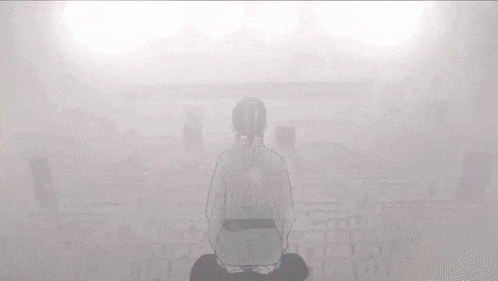 a drawing of a man kneeling down with a speech bubble that says " i 'm sorry "
