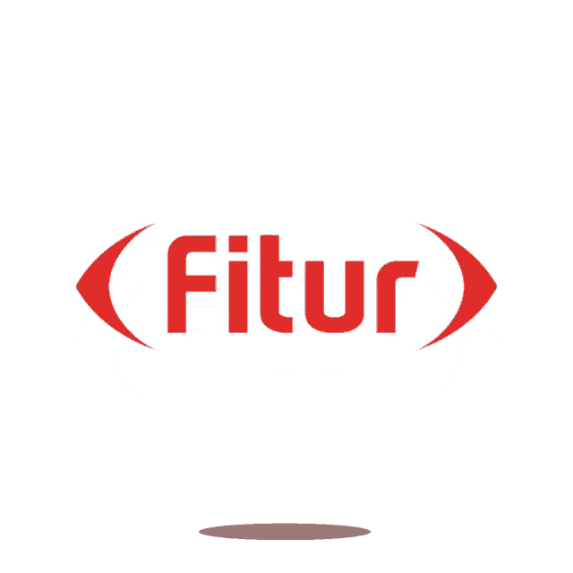 a white background with a red fitur logo on it