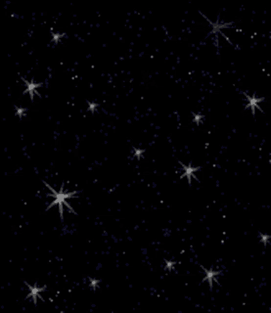 a black background with lots of stars and dots on it