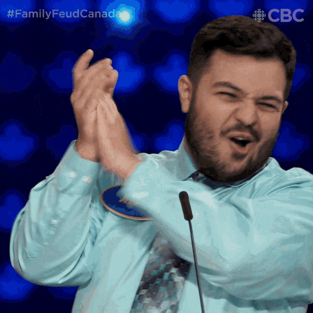 Cheering Family Feud Canada GIF - Cheering Family Feud Canada Well Done GIFs