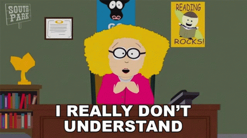 I Really Dont Understand Principal Victoria GIF - I Really Dont Understand Principal Victoria South Park GIFs