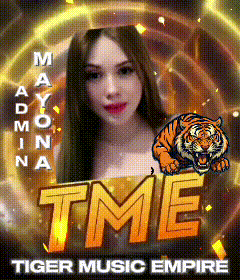 a poster for tiger music empire with a woman and a tiger on it