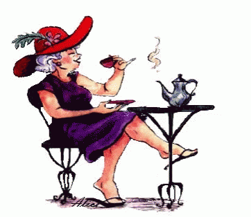 Woman Drinking GIF - Woman Drinking Tea Time GIFs