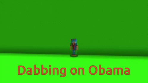 Minecraft Dabbing On Obama GIF - Minecraft Dabbing On Obama GIFs