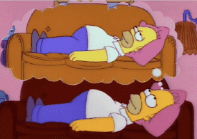 Sleepception GIF - The Simpsons Tired Sleepy GIFs
