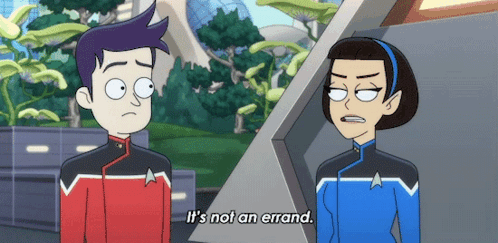 It'S Not An Errand It'S A Mission Ensign Boimler GIF