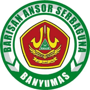 a logo for a group called barisan ansor serbaguna banyumas