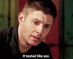 Dean Winchester Tasted GIF - Dean Winchester Tasted Serious GIFs