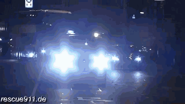 a screenshot of a police car with the website rescue911.de written below it