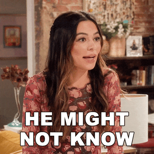 He Might Not Know Carly Shay GIF - He Might Not Know Carly Shay Icarly GIFs
