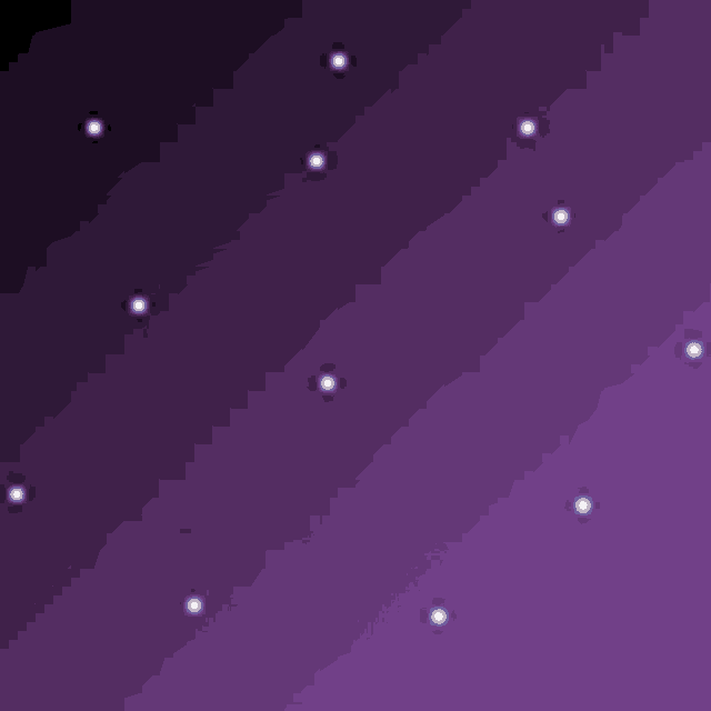 a pixel art of the word no with a purple background and stars