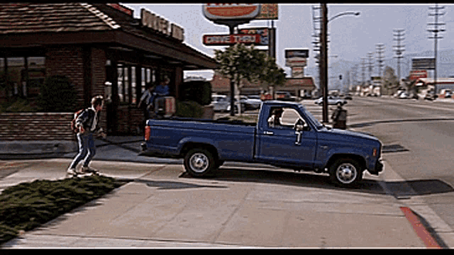 Back To The Future Marty Mcfly GIF - Back To The Future Marty Mcfly Skateboarding GIFs