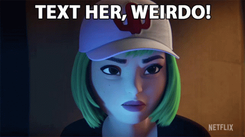 Text Her Weirdo Echo GIF - Text Her Weirdo Echo Fast And Furious Spy Racers GIFs