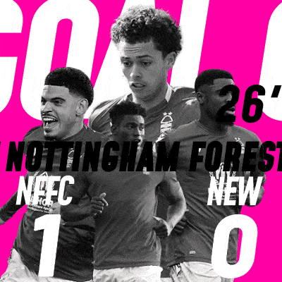 Nottingham Forest F.C. (1) Vs. Newcastle United F.C. (0) First Half GIF - Soccer Epl English Premier League GIFs