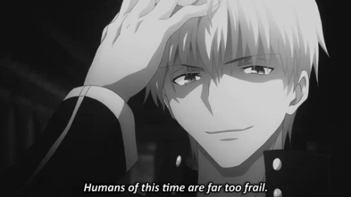 Gilgamesh Humans Of This Time Are Far Too Frail GIF - Gilgamesh Humans Of This Time Are Far Too Frail GIFs