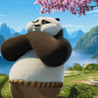 Choked Po GIF - Choked Po Kung Fu Panda 4 GIFs