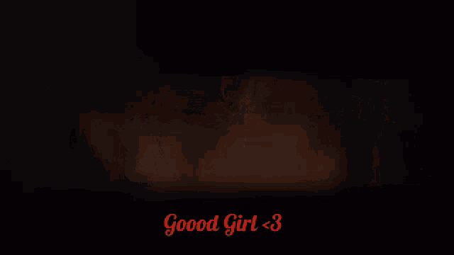 a drawing of a man with the words good girl < 3