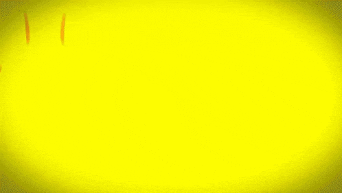 a yellow background with a few red lines on it