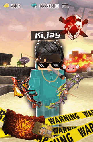 a video game character with the name kijay