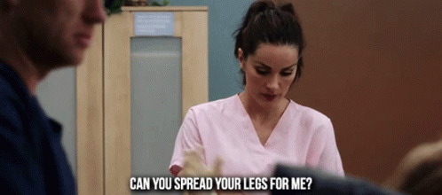 Greys Anatomy Carina Deluca GIF - Greys Anatomy Carina Deluca Can You Spread Your Legs For Me GIFs