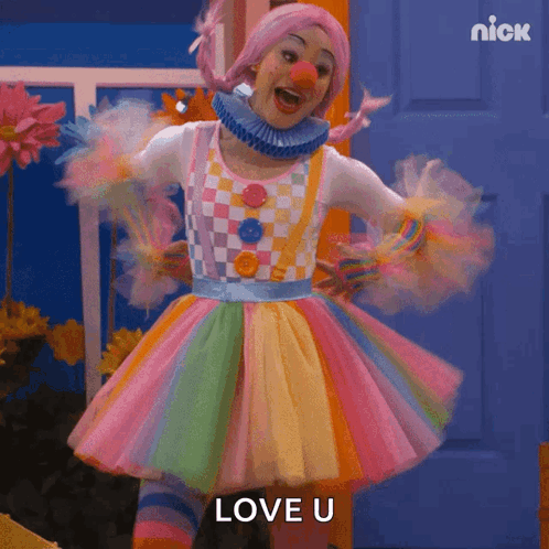 Colorful Clown Sadie GIF - Colorful Clown Sadie That Girl Lay Lay GIFs