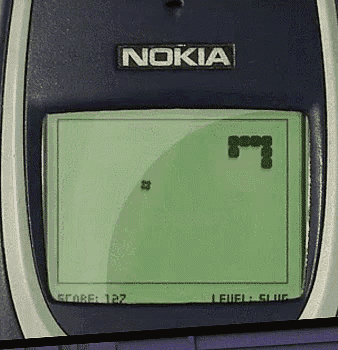 Snake On Nokia Cell Phone GIF - Nokia Snake Game GIFs