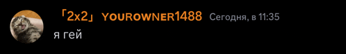 a black background with a picture of a cat and the words " 2x2 yourowner1488 "