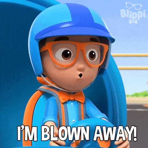 Im Blown Away Blippi GIF - Im Blown Away Blippi Blippi Wonders Educational Cartoons For Kids GIFs