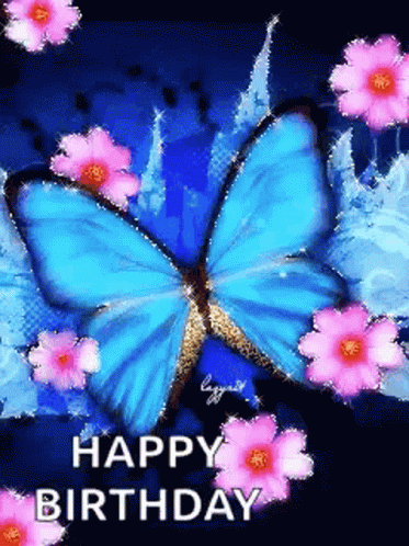 Happy Birthday Celebrate GIF - Happy Birthday Celebrate Butterfly GIFs
