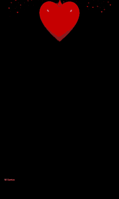 a black background with red hearts and the words kisses for you on it
