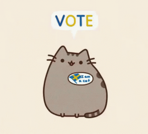 Sweden Vote GIF - Sweden Vote Cat GIFs