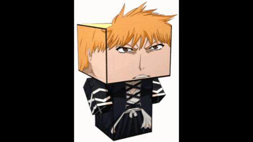 a cartoon character with a box on his head and the words " deep rock " underneath
