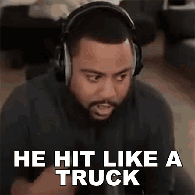 He Hit Like A Truck Corey GIF - He Hit Like A Truck Corey The Black Hokage GIFs