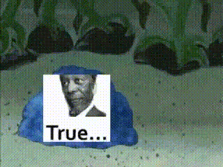 a picture of a man in a blue hat with the word true on it