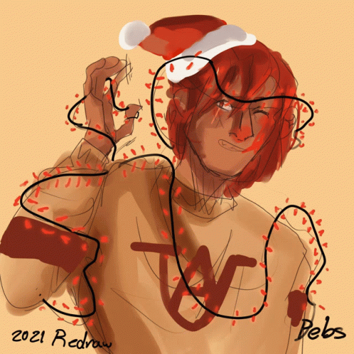 Kirishima Christmas GIF - Kirishima Christmas Fanart GIFs