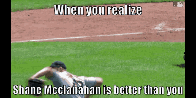 a baseball pitcher is getting ready to throw a ball and the caption says when you realize