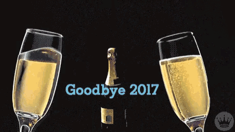 Goodbye2017 Happy New Year GIF - Goodbye2017 Happy New Year Fireworks GIFs