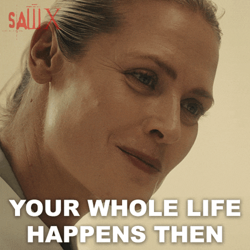 Your Whole Life Happens Then Synnøve Macody Lund GIF - Your Whole Life Happens Then Synnøve Macody Lund Saw X GIFs