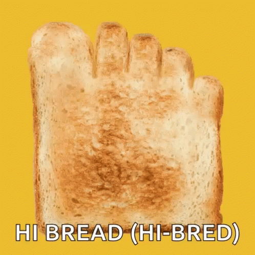 Toast Toes GIF - Toast Toes Hi Bread GIFs