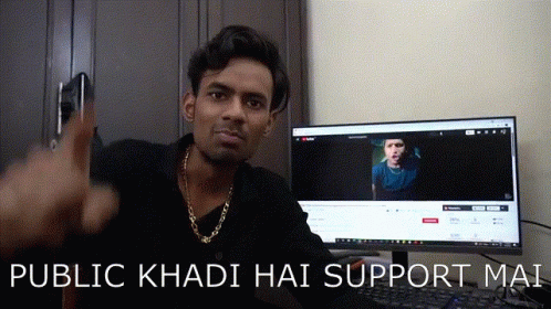 Public Khadi Hai Support GIF - Public Khadi Hai Support Public GIFs